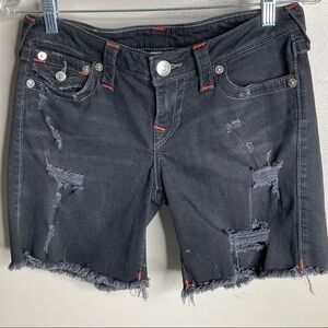 True Religion Mid Cut-Off Short